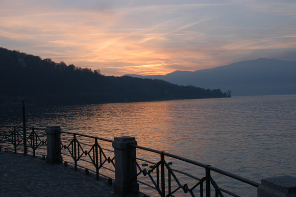Sunset on Lake Maggiore