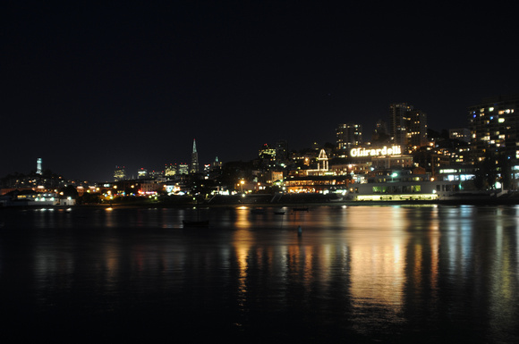 Magic of the Night City Lights on the Water