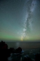 Milky Way over McWay Falls