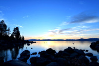 Sand Harbor Sky Reflection at Sunset