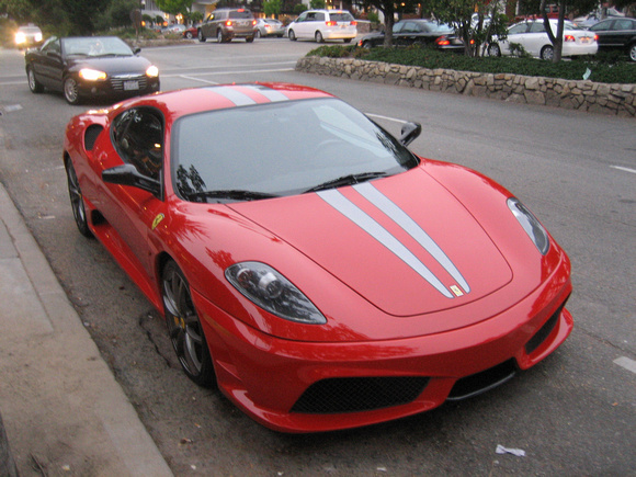 Red Ferrari 430 Scuderia