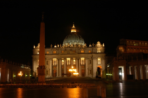 The Vatican Before Dawn