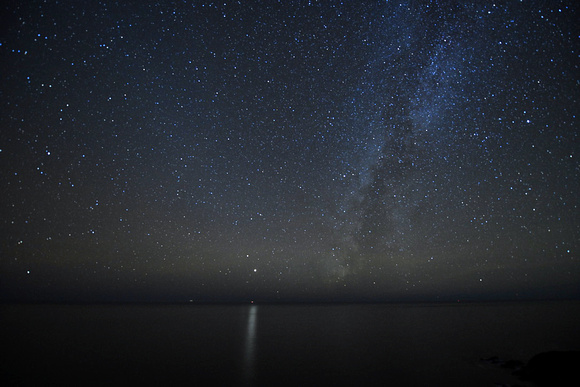 Milky Way Over Pacific at Big Sur