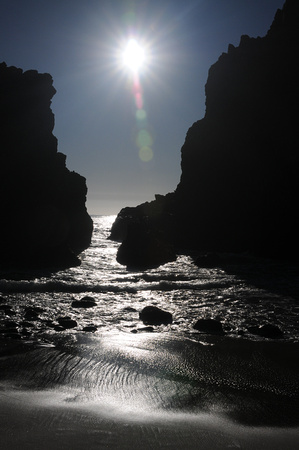 Pfeiffer Beach Silhouette