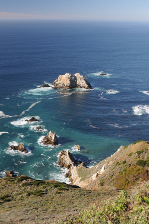 Clear waters near Big Sur