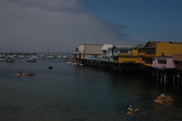 Kayakers by the Wharf